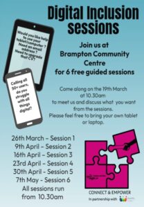 Digital Inclusion at Brampton Community Centre, with Age Concern
